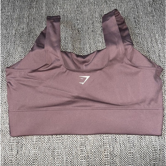 Gymshark Tops - Gymshark LONGLINE SPORTS BRA
Truffle Brown Size Medium athletic bra top